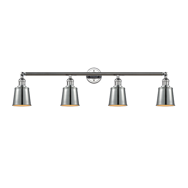 Addison Bath Vanity Light shown in the Polished Chrome finish with a Polished Chrome shade