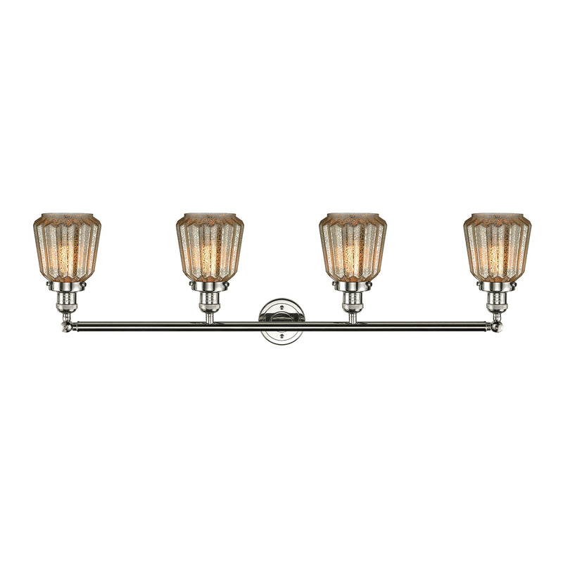 Innovations Lighting Chatham 4 Light Bath Vanity Light Part Of The Franklin Restoration Collection 215-PN-G146