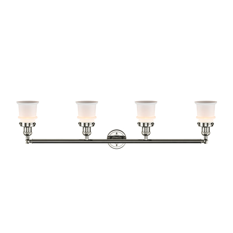 Innovations Lighting Small Canton 4 Light Bath Vanity Light Part Of The Franklin Restoration Collection 215-PN-G181S-LED