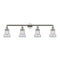 Bellmont Bath Vanity Light shown in the Polished Nickel finish with a Seedy shade