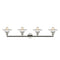 Innovations Lighting Halophane 4 Light Bath Vanity Light Part Of The Franklin Restoration Collection 215-PN-G1-LED