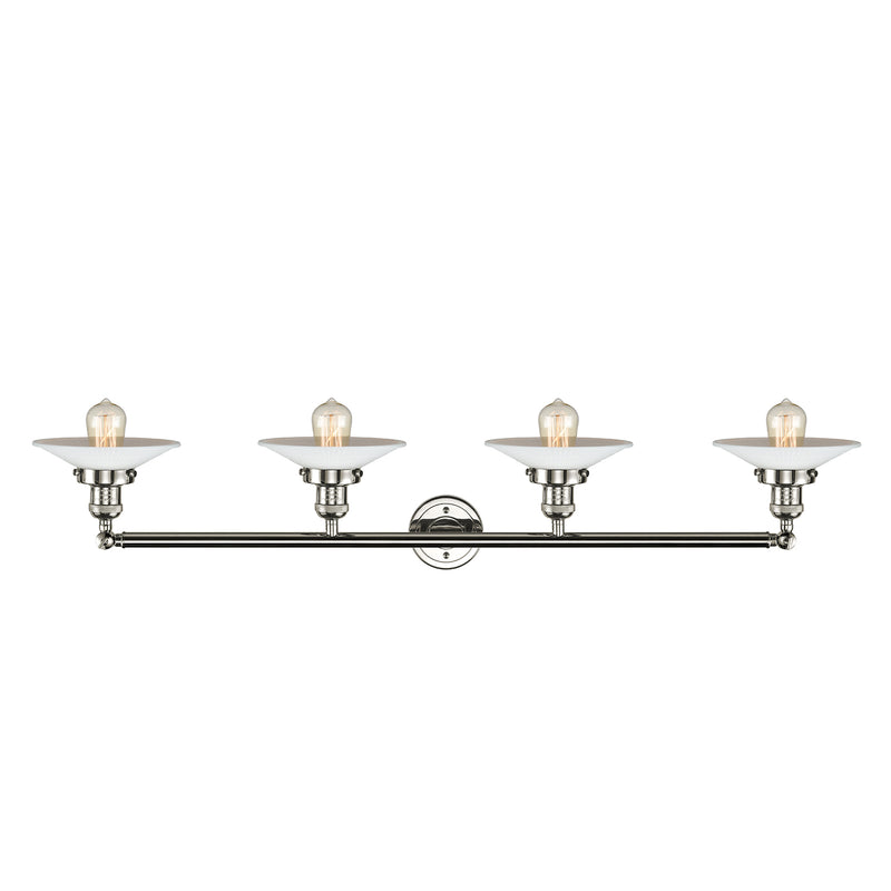 Innovations Lighting Halophane 4 Light Bath Vanity Light Part Of The Franklin Restoration Collection 215-PN-G1-LED