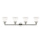 Innovations Lighting Large Cone 4 Light Bath Vanity Light Part Of The Franklin Restoration Collection 215-PN-G41-LED