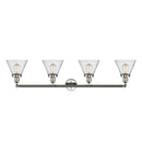 Innovations Lighting Large Cone 4 Light Bath Vanity Light Part Of The Franklin Restoration Collection 215-PN-G44-LED