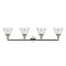 Innovations Lighting Large Cone 4 Light Bath Vanity Light Part Of The Franklin Restoration Collection 215-PN-G44-LED