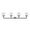 Innovations Lighting Small Bell 4 Light Bath Vanity Light Part Of The Franklin Restoration Collection 215-PN-G52-LED