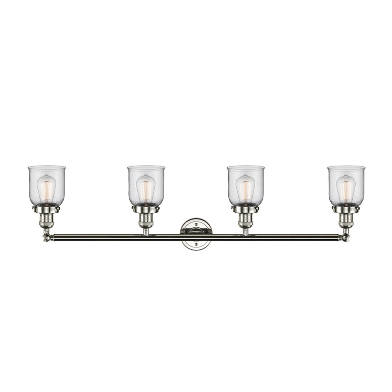 Innovations Lighting Small Bell 4 Light Bath Vanity Light Part Of The Franklin Restoration Collection 215-PN-G52-LED