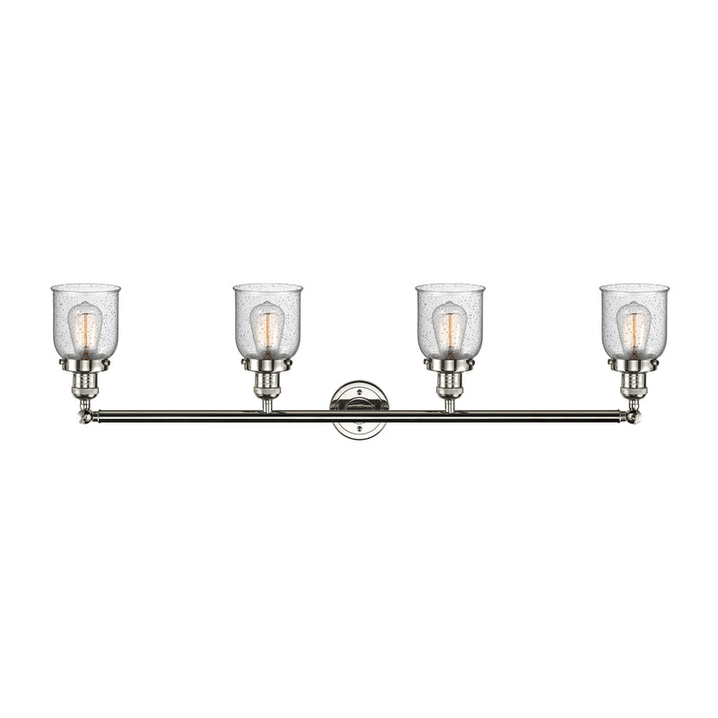 Innovations Lighting Small Bell 4 Light Bath Vanity Light Part Of The Franklin Restoration Collection 215-PN-G54