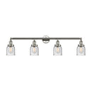 Bell Bath Vanity Light shown in the Polished Nickel finish with a Seedy shade