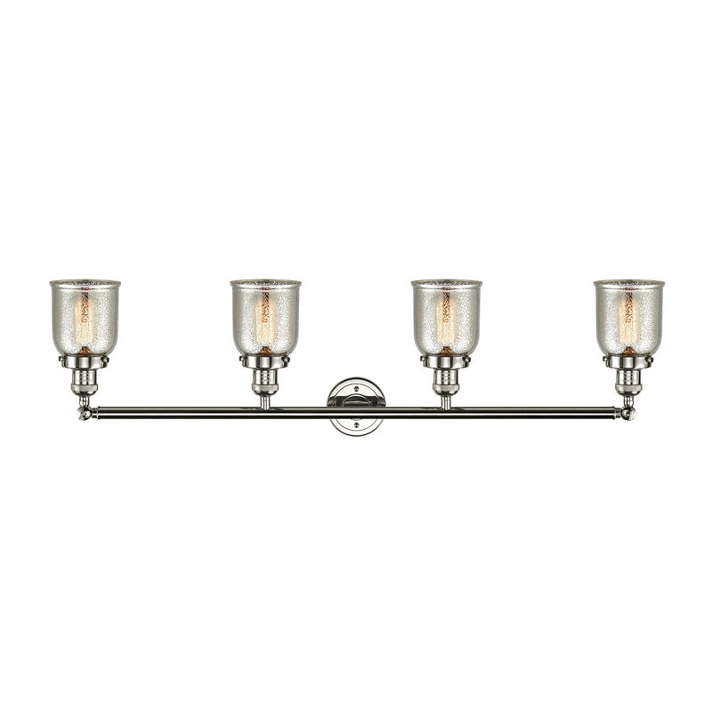 Innovations Lighting Small Bell 4 Light Bath Vanity Light Part Of The Franklin Restoration Collection 215-PN-G58