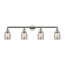 Bell Bath Vanity Light shown in the Polished Nickel finish with a Silver Plated Mercury shade