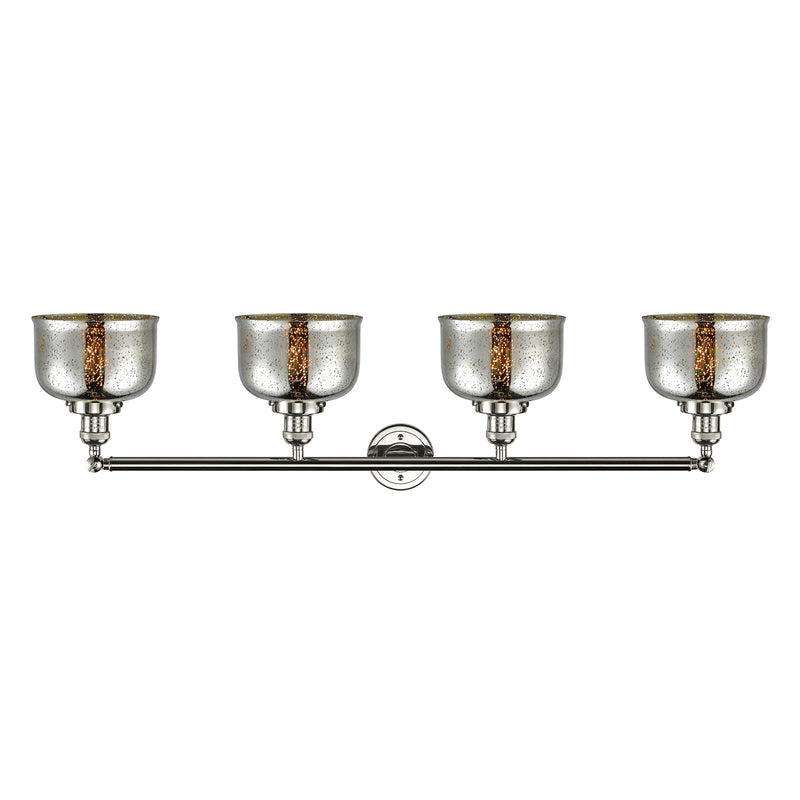 Innovations Lighting Large Bell 4 Light Bath Vanity Light Part Of The Franklin Restoration Collection 215-PN-G78