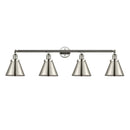 Appalachian Bath Vanity Light shown in the Polished Nickel finish with a Polished Nickel shade