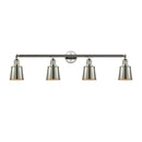 Addison Bath Vanity Light shown in the Polished Nickel finish with a Polished Nickel shade