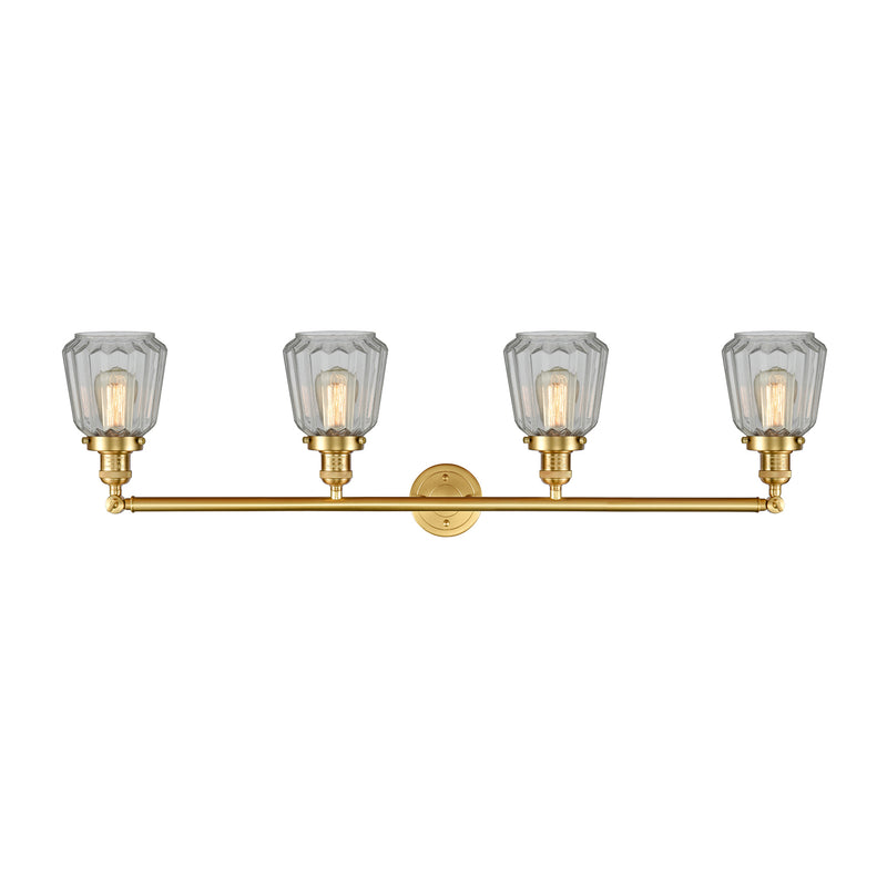 Innovations Lighting Chatham 4 Light Bath Vanity Light Part Of The Franklin Restoration Collection 215-SG-G142-LED