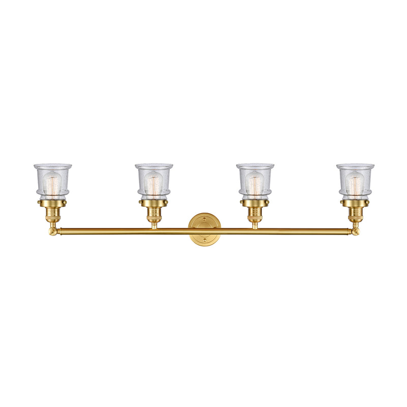 Innovations Lighting Small Canton 4 Light Bath Vanity Light Part Of The Franklin Restoration Collection 215-SG-G184S-LED