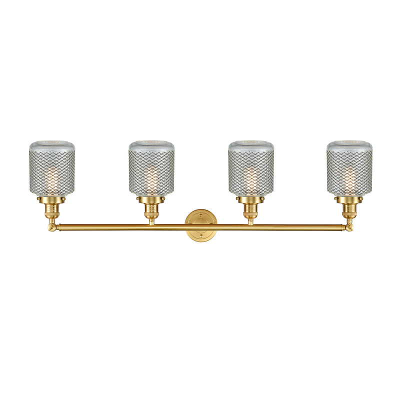 Innovations Lighting Stanton 4 Light Bath Vanity Light Part Of The Franklin Restoration Collection 215-SG-G262-LED