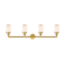 Innovations Lighting Dover 4 Light Bath Vanity Light Part Of The Franklin Restoration Collection 215-SG-G311-LED