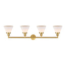 Innovations Lighting Large Cone 4 Light Bath Vanity Light Part Of The Franklin Restoration Collection 215-SG-G41-LED