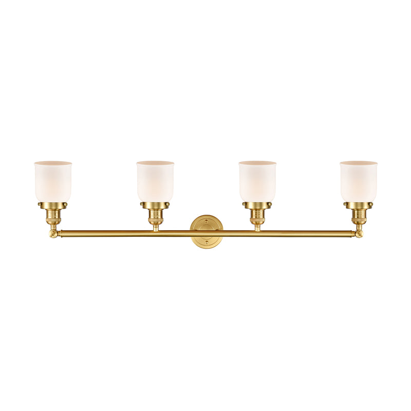 Innovations Lighting Small Bell 4 Light Bath Vanity Light Part Of The Franklin Restoration Collection 215-SG-G51-LED