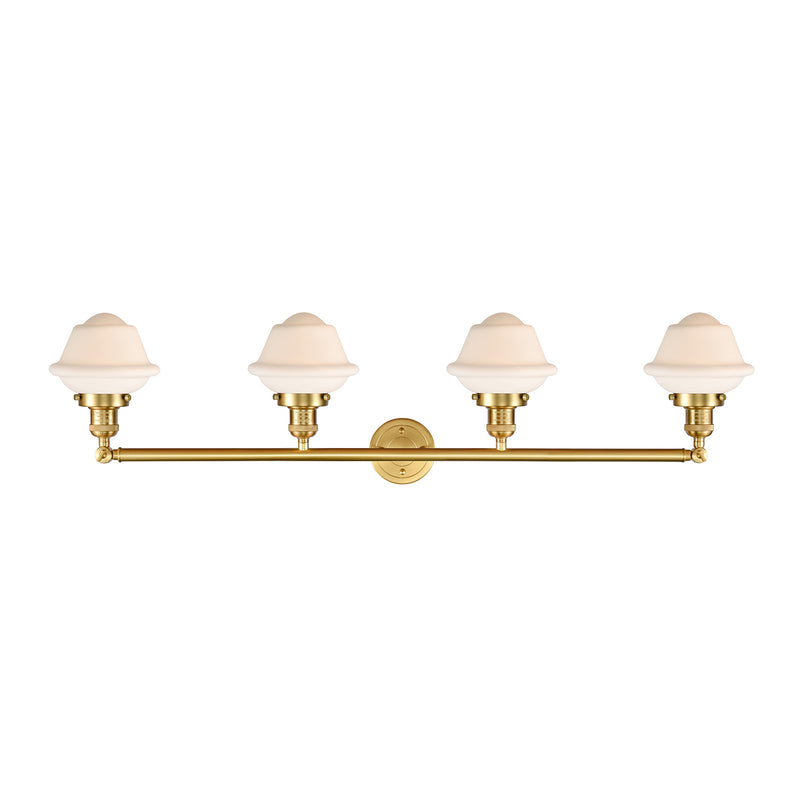 Innovations Lighting Small Oxford 4 Light Bath Vanity Light Part Of The Franklin Restoration Collection 215-SG-G531