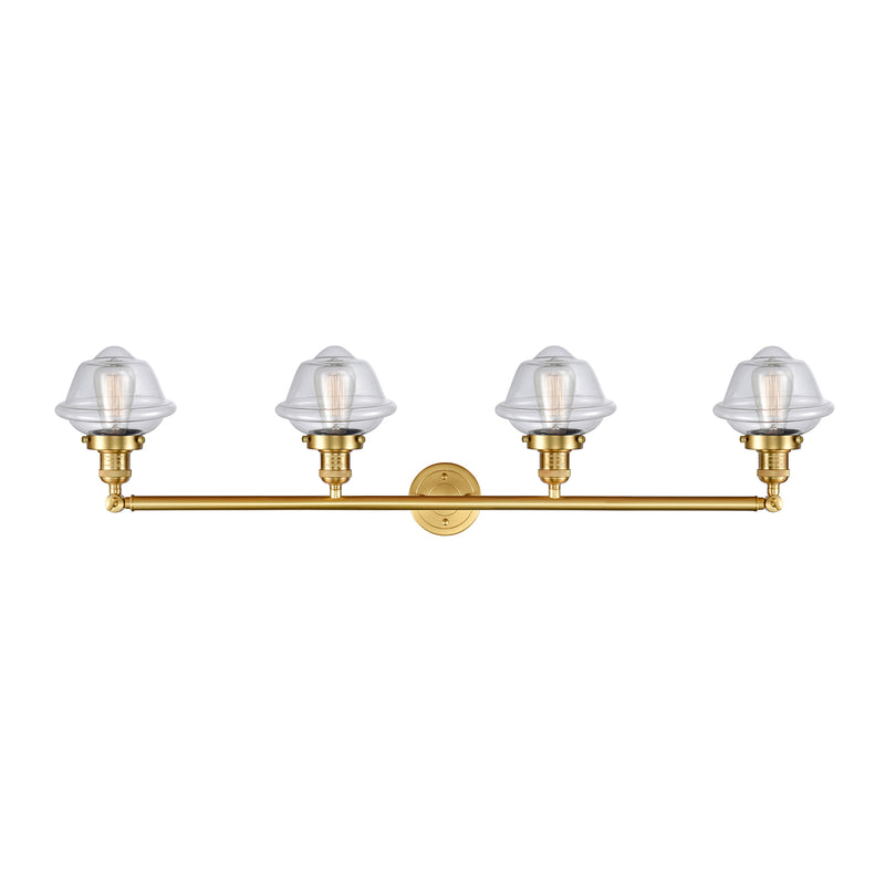 Innovations Lighting Small Oxford 4 Light Bath Vanity Light Part Of The Franklin Restoration Collection 215-SG-G532-LED