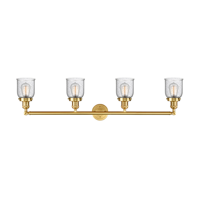 Innovations Lighting Small Bell 4 Light Bath Vanity Light Part Of The Franklin Restoration Collection 215-SG-G54