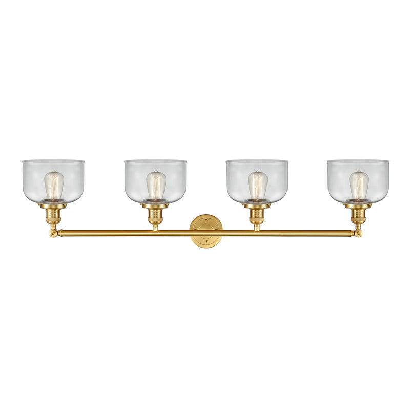 Innovations Lighting Large Bell 4 Light Bath Vanity Light Part Of The Franklin Restoration Collection 215-SG-G72-LED