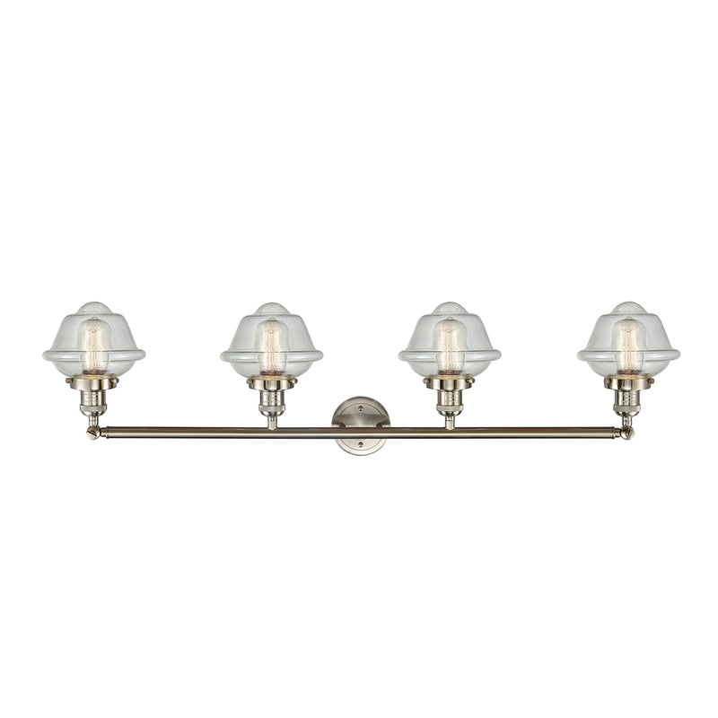 Innovations Lighting Small Oxford 4 Light Bath Vanity Light Part Of The Franklin Restoration Collection 215-SN-G534-LED