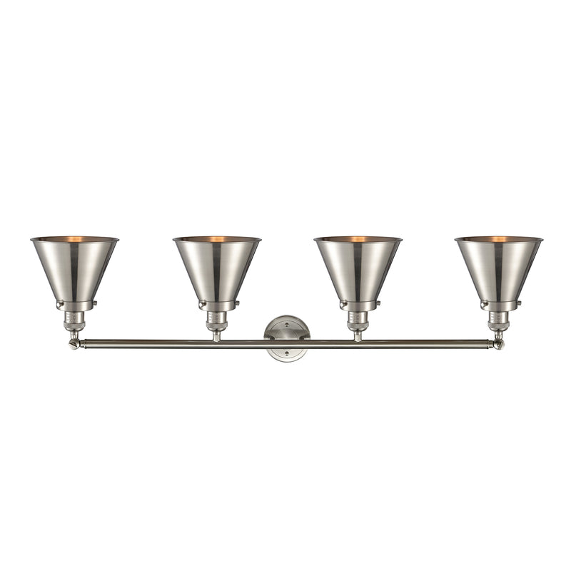 Innovations Lighting Appalachian 4 Light Bath Vanity Light Part Of The Franklin Restoration Collection 215-SN-M13-SN-LED