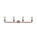 Innovations Lighting Bare Bulb 4 Light Bath Vanity Light Part Of The Franklin Restoration Collection 215-AC