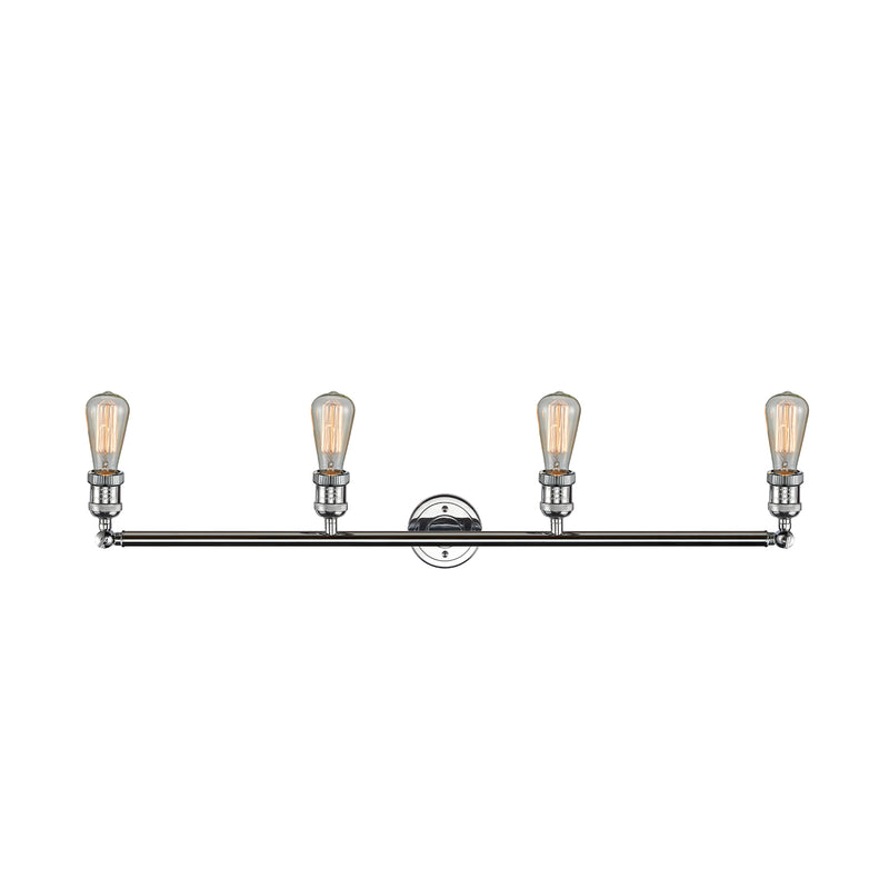 Innovations Lighting Bare Bulb 4 Light Bath Vanity Light Part Of The Franklin Restoration Collection 215-PC-LED