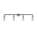 Bare Bulb Bath Vanity Light shown in the Polished Chrome finish