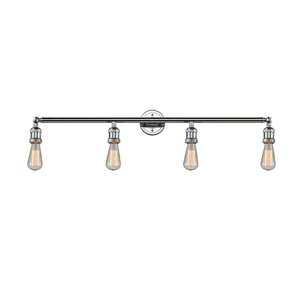 Bare Bulb Bath Vanity Light shown in the Polished Chrome finish