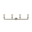 Innovations Lighting Bare Bulb 4 Light Bath Vanity Light Part Of The Franklin Restoration Collection 215-SN-LED