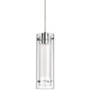 Dainolite Single Pendant with White Sleeve 22152-790-PC