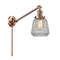 Chatham Swing Arm shown in the Antique Copper finish with a Clear shade