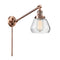 Fulton Swing Arm shown in the Antique Copper finish with a Clear shade