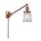 Canton Swing Arm shown in the Antique Copper finish with a Clear shade