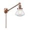 Olean Swing Arm shown in the Antique Copper finish with a Clear shade