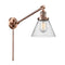 Cone Swing Arm shown in the Antique Copper finish with a Seedy shade