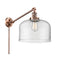 Bell Swing Arm shown in the Antique Copper finish with a Clear shade