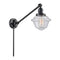 Oxford Swing Arm shown in the Matte Black finish with a Seedy shade