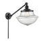 Oxford Swing Arm shown in the Matte Black finish with a Seedy shade