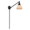 Fulton Swing Arm shown in the Oil Rubbed Bronze finish with a Matte White shade