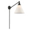 Cone Swing Arm shown in the Oil Rubbed Bronze finish with a Matte White shade