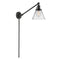 Cone Swing Arm shown in the Oil Rubbed Bronze finish with a Clear shade