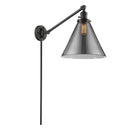 Cone Swing Arm shown in the Oil Rubbed Bronze finish with a Plated Smoke shade