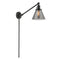 Cone Swing Arm shown in the Oil Rubbed Bronze finish with a Plated Smoke shade