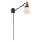 Cone Swing Arm shown in the Oil Rubbed Bronze finish with a Matte White shade